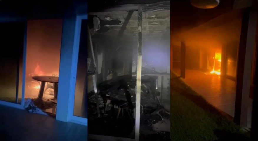 Criminosos ateiam fogo em duas casas do presidente do União Brasil 