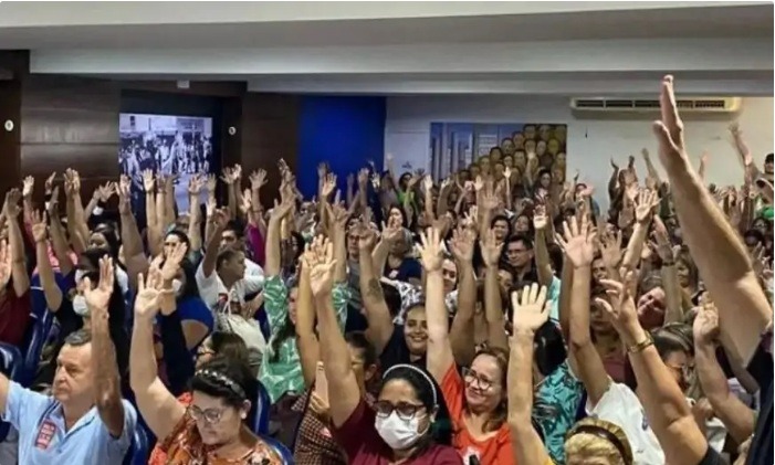 Servidores da saúde do Estado iniciam greve por reajuste salarial
