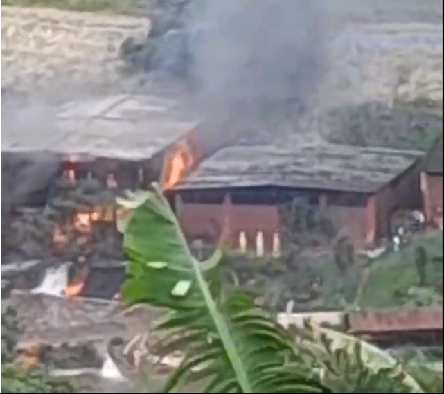 VÍDEO: Incêndio atinge engenho que produz cachaça Triunfo, na Paraíba