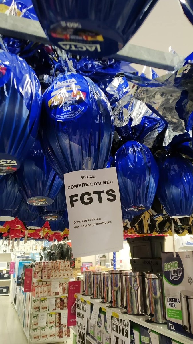 Anúncio da Americanas de venda de ovo de Páscoa com o FGTS viraliza