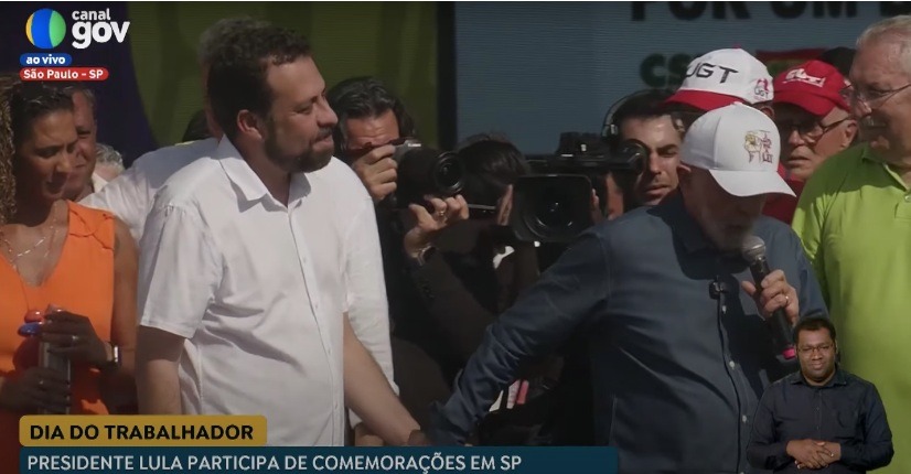 VÍDEO: Lula desrespeita lei eleitoral e pede votos para Boulos antes da campanha; ASSISTA