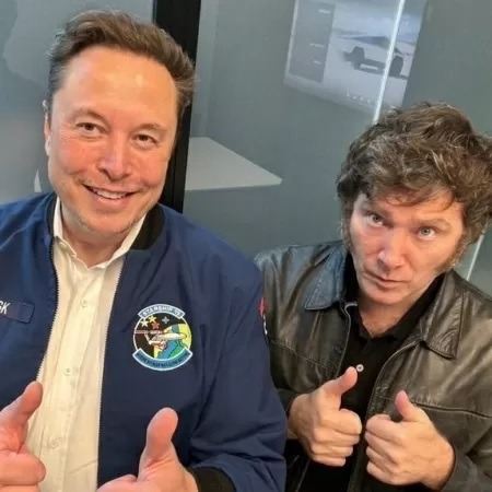 Javier Milei viaja aos EUA e terá encontro com Elon Musk na segunda-feira