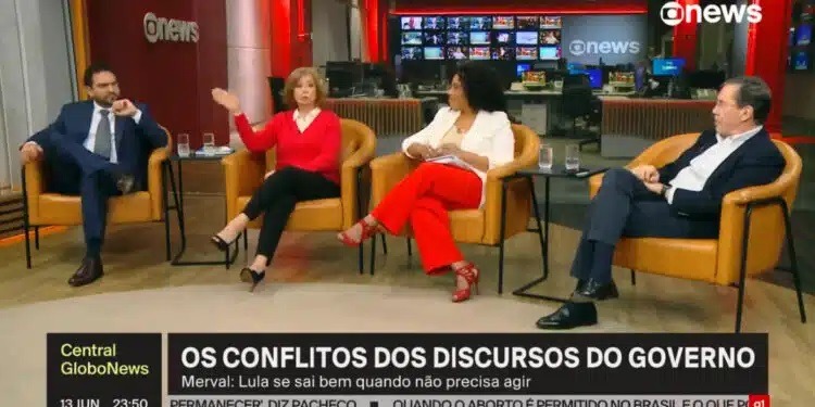 Jornalista interrompe fala de colega na GloboNews e dá 'cacetada' no Governo Lula; assista