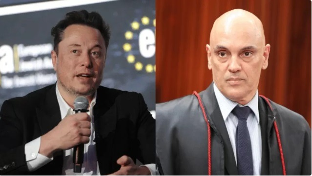 Após multa, Elon Musk manda recado a Moraes: 'A lei está violando a lei'