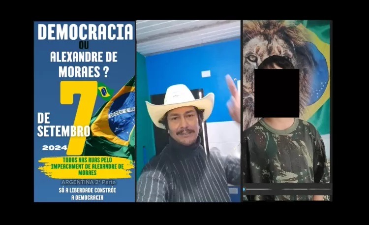 Foragidos do 8/1 se identificam em vídeo e convocam ato contra Moraes