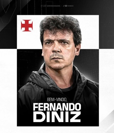 Vasco anuncia a contratação de Fernando Diniz