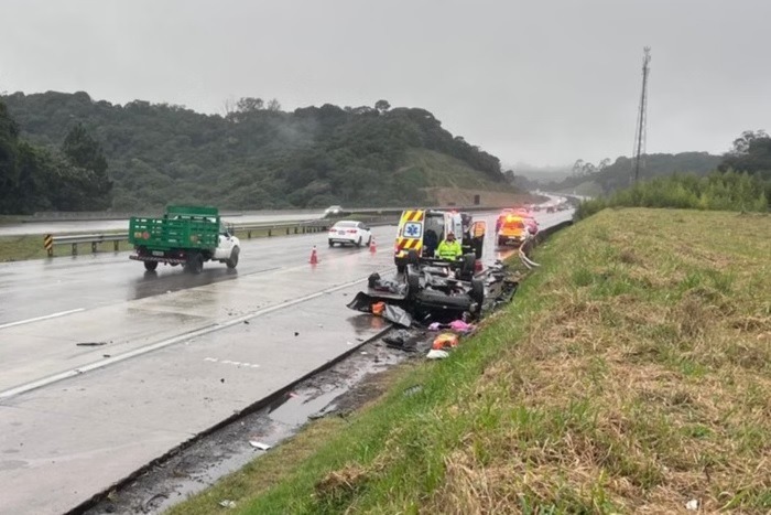 Acidente no Rodoanel deixa 4 mortos da mesma família e 1 ferido 