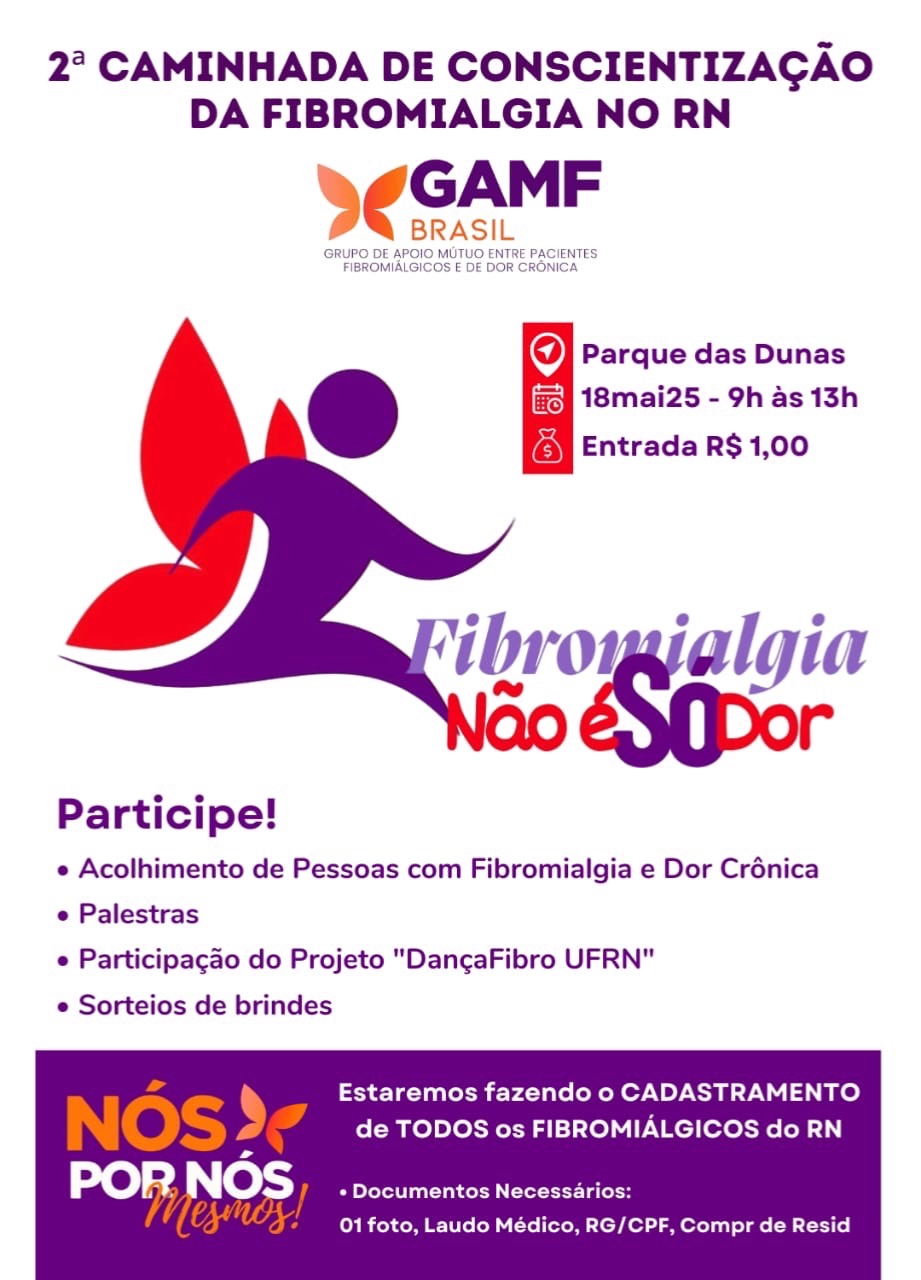 Grupo realiza 2ª Caminhada de Conscientização da Fibromialgia, neste domingo