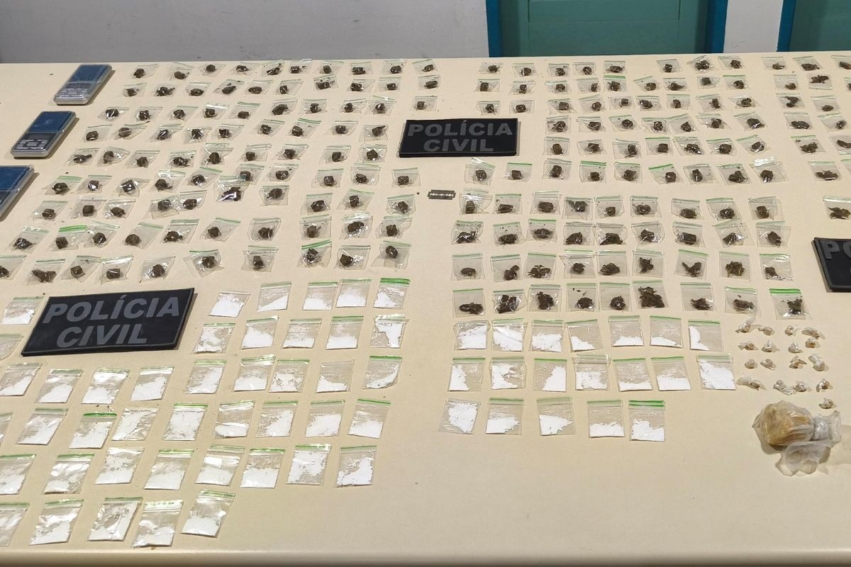 Operação contra tráfico de drogas apreende entorpecentes e detém adolescente em Caicó