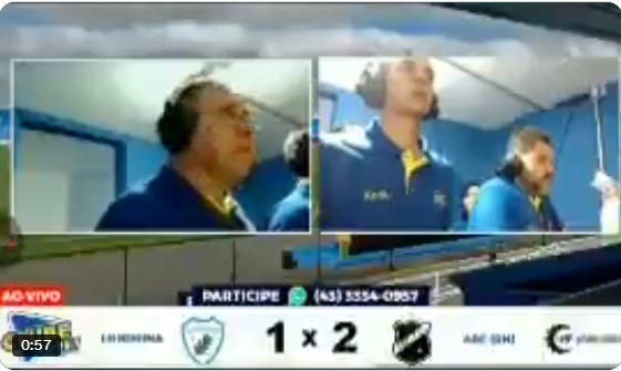 VÍDEO: “O ABC consegue anular essa partida no Tribunal”, diz narradores do Londrina após gol anulado