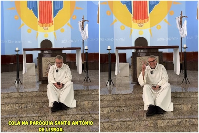 Padre viraliza com convite inusitado: “Recado do mano JC”
