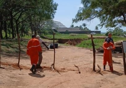 Ponto 'romântico' em Natal, Área dos Pinheiros tem trecho interditado