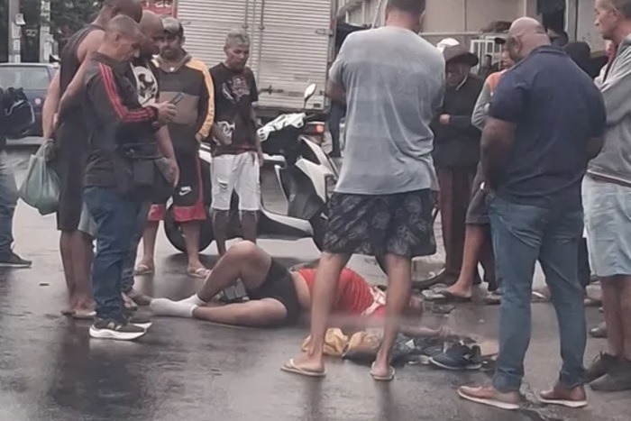 Vítima reage a assalto e agride criminoso com um soco