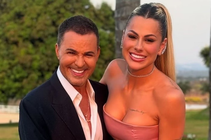 Mulher de Eduardo Costa é criticada após dizer que o cantor manda nela