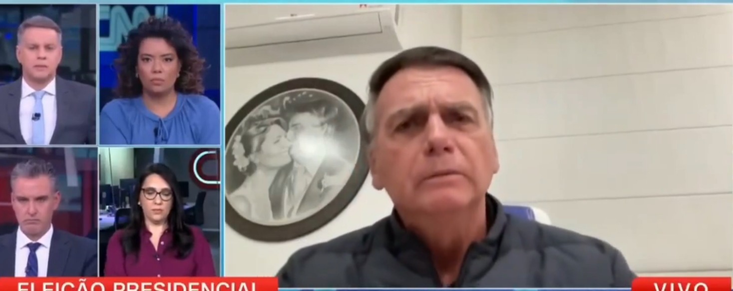 VÍDEO: Na CNN Brasil, Bolsonaro grita e xinga: "Que golpe, porra!"