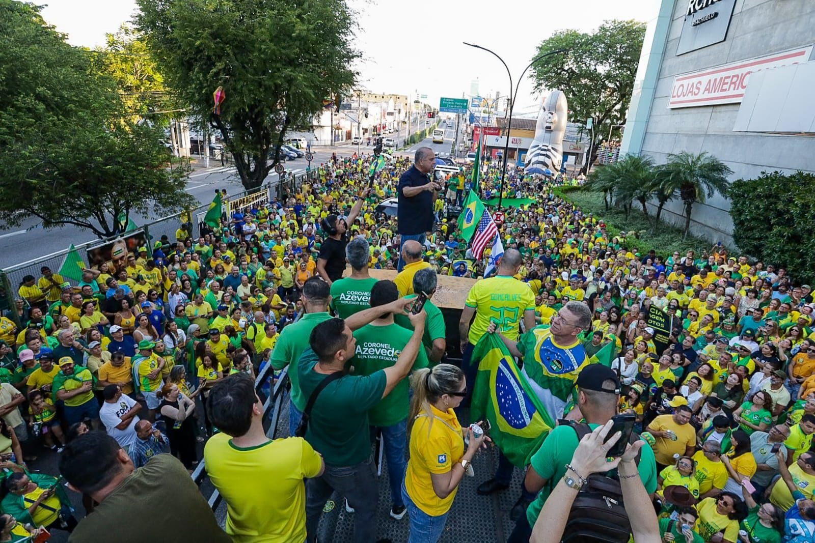 Ato contra Lula e Moraes reúne multidão em Natal
