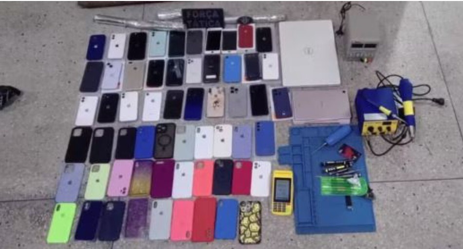 Mulher é presa com mais de 30 celulares furtados em show de Wesley Safadão em Natal
