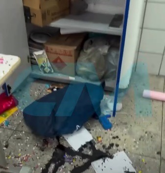 VÍDEO: Bandidos invadem creche em Macaíba, destroem salas e escrevem palavras obscenas nos quadros
