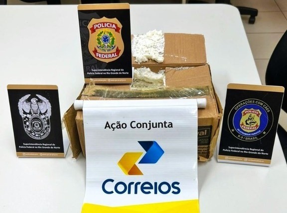 PF apreende 1 kg de maconha enviado pelos Correios em Natal