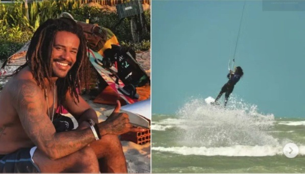 Atleta de kitesurf morre durante competição em praia no Ceará