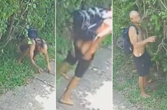 Cagão defeca na porta de casa antes de invadir para furtar