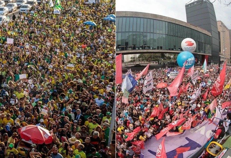 PESQUISA DATAFOLHA: 35% se identificam com a direita e 22% com a esquerda
