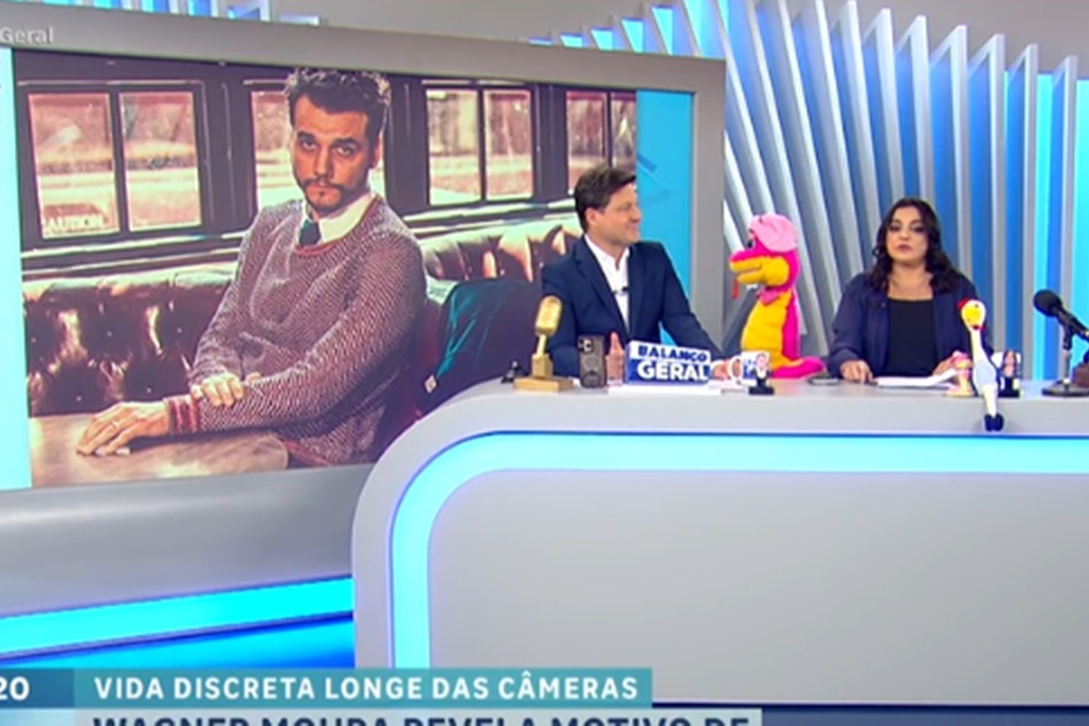 Apresentadora viraliza após alfinetar Wagner Moura em programa ao vivo