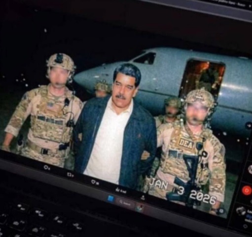 MADURO já está nos EUA sob custódia das forças militares americanas