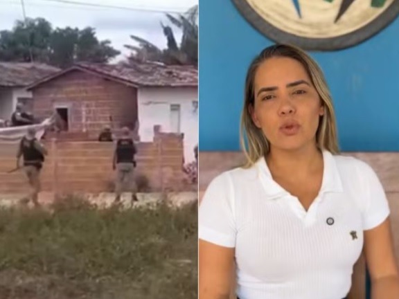 [VÍDEO] Prefeita se pronuncia após ter casa invadida por homem; suspeito foi preso no interior do RN