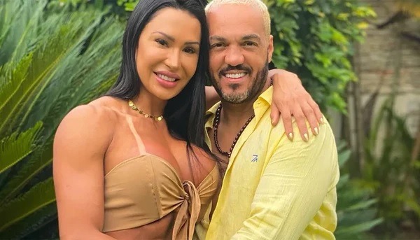 Belo e Gracyanne Barbosa são procurados pela Justiça por “sumiço” de máquina de lavar e filtro de água; entenda