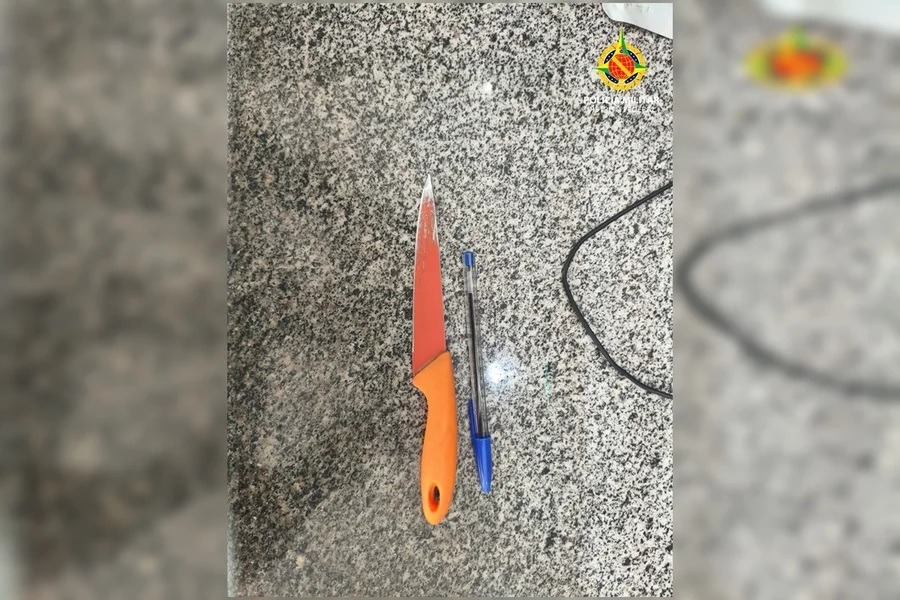 Briga por cachorro termina em facada e prisão 