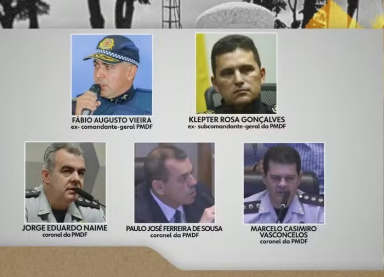 STF determina prisão de 5 ex-membros da cúpula da PMDF por omissão no 8 de Janeiro
