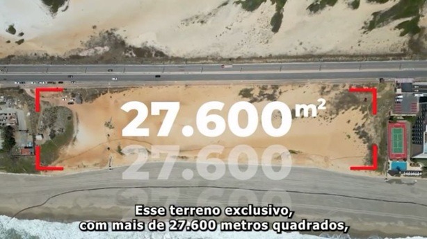 TCE vê “extrema gravidade” em anúncio de venda de terreno na Via Costeira por R$ 35 milhões