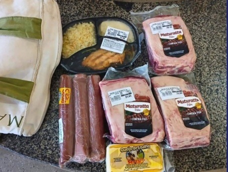Linguiça, contrafilé e queijo: homem é flagrado furtando “kit churrasco” e acaba preso na Grande Natal