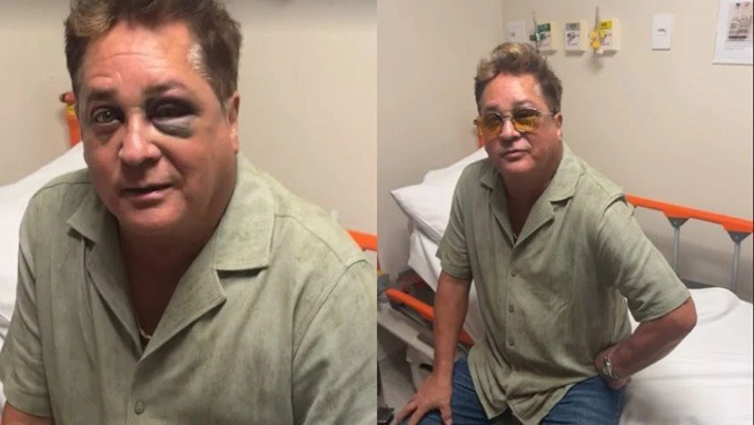 Cantor Leonardo é levado a hospital após acidente em barco de pesca