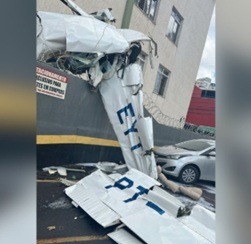 Morre terceira vítima de queda de avião em BH e tragédia chega a 3 mortos