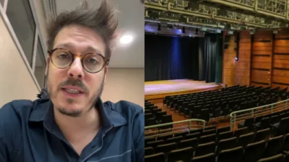 “Uma tragédia”, desabafa Porchat após técnica que ajeitava refletores cair em cima da plateia durante show dele em SP
