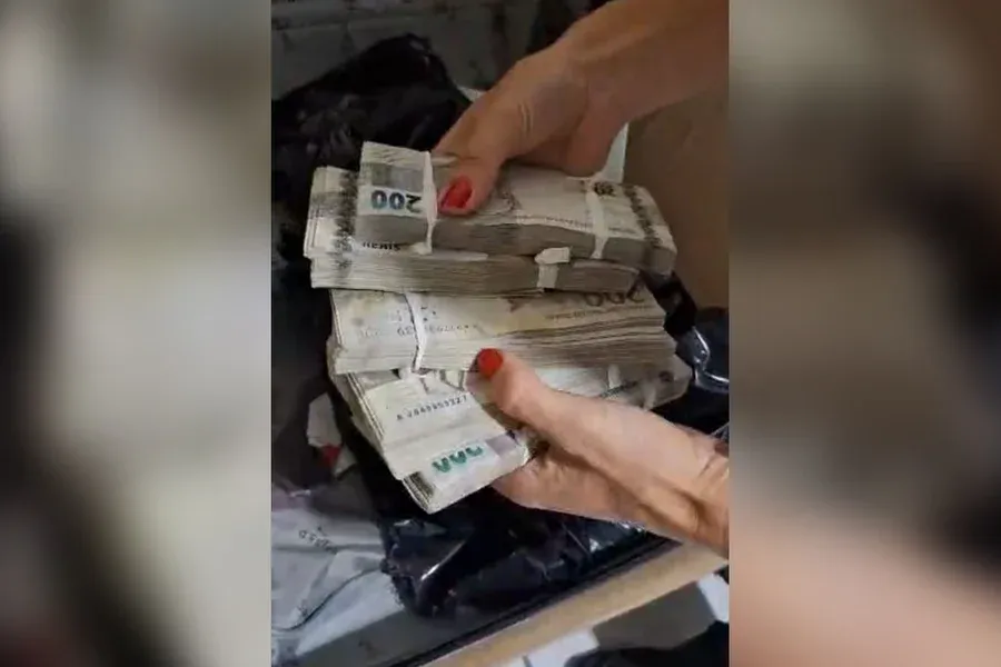 PF apreendeu R$ 287 mil em espécie dentro de sacos de lixo na casa de servidor do INSS