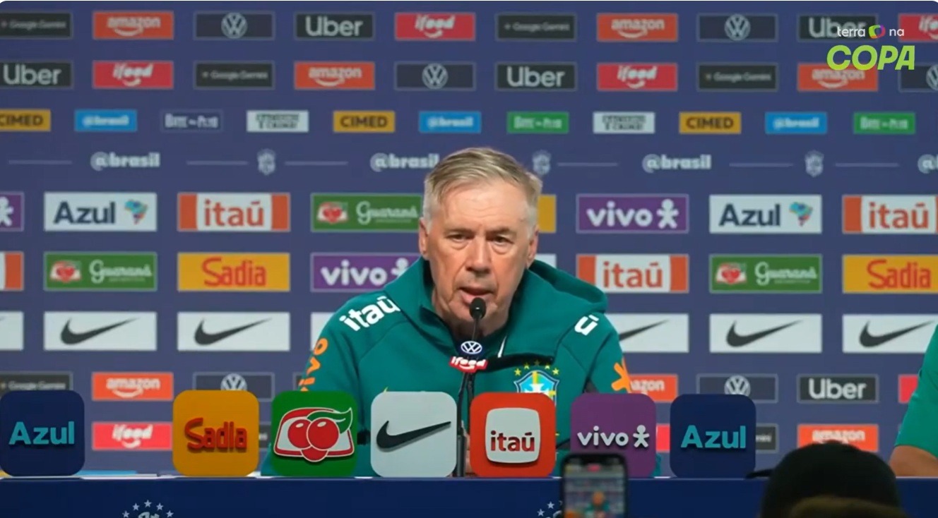 VÍDEO: Ancelotti diz que vai aguardar recuperação e não vai cortar Neymar da Copa