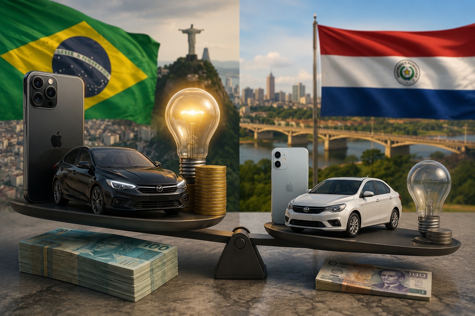 iPhone, carro e energia custam até o dobro no Brasil frente ao Paraguai