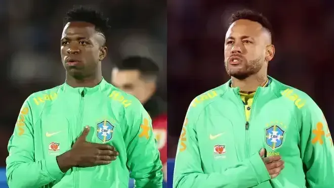 Vini Jr. dispara e Neymar despenca em valor de mercado na Seleção
