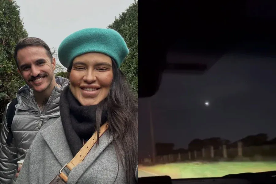 Casal registra suposto Ovni na mesma região onde influencer fez relato