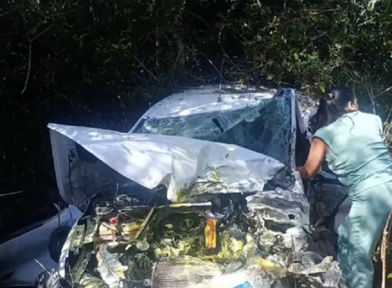 Grave acidente na BR-406 deixa pessoa morta e trânsito interditado em Ceará-Mirim, na Grande Natal