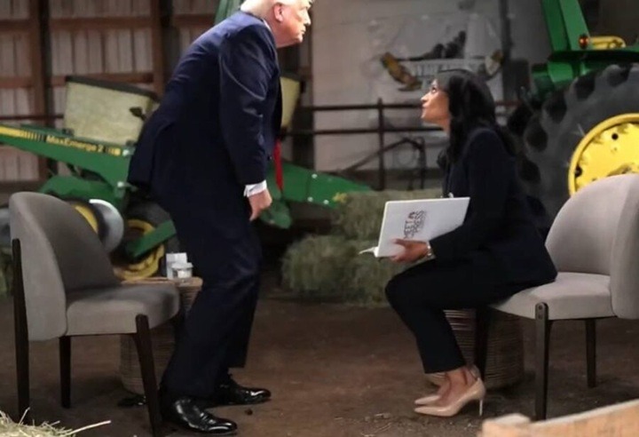 Trump abandona entrevista após perguntas sobre fraude eleitoral e fundo bilionário