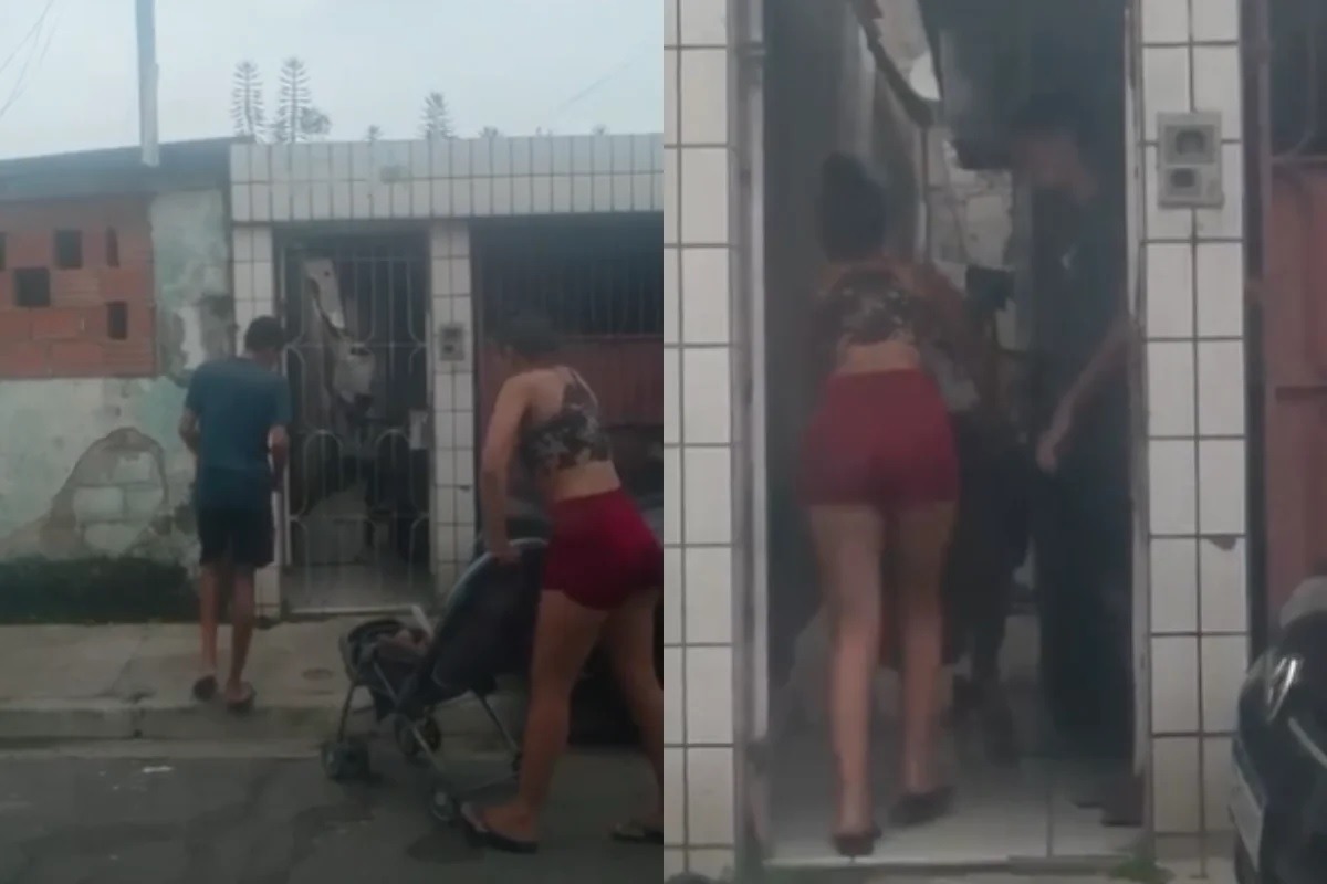 [VÍDEO] Casal é preso após usar carrinho de bebê para transportar drogas; criança de 2 anos estava junto