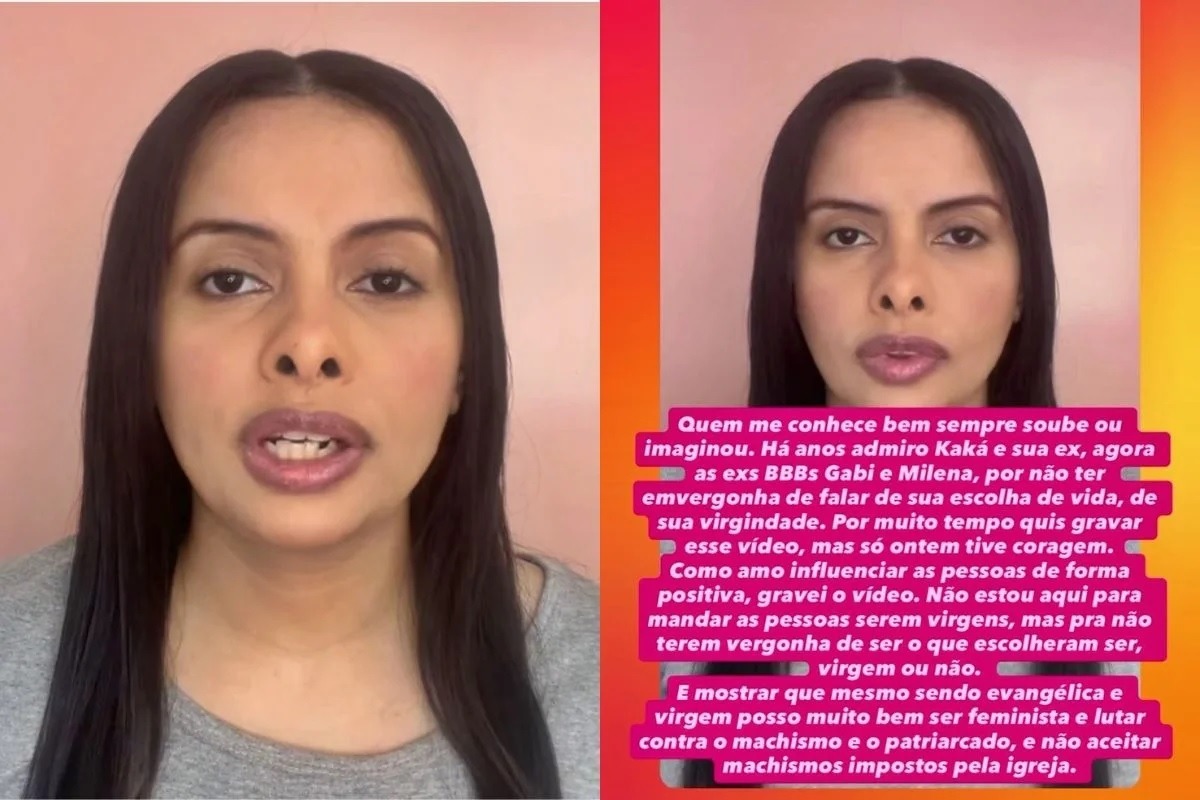 [VÍDEO] Aos 35 anos, influenciadora afirma ter orgulho de ainda ser virgem