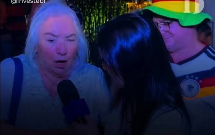 [VÍDEO] Torcedora chama Lula de “ladrão” e grita “Lula fora” durante ao vivo da Globo