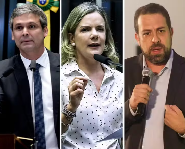 TSE manda Gleisi, Lindbergh, Boulos e perfis de esquerda apagarem posts que associam de forma indevida Flávio Bolsonaro ao crime...