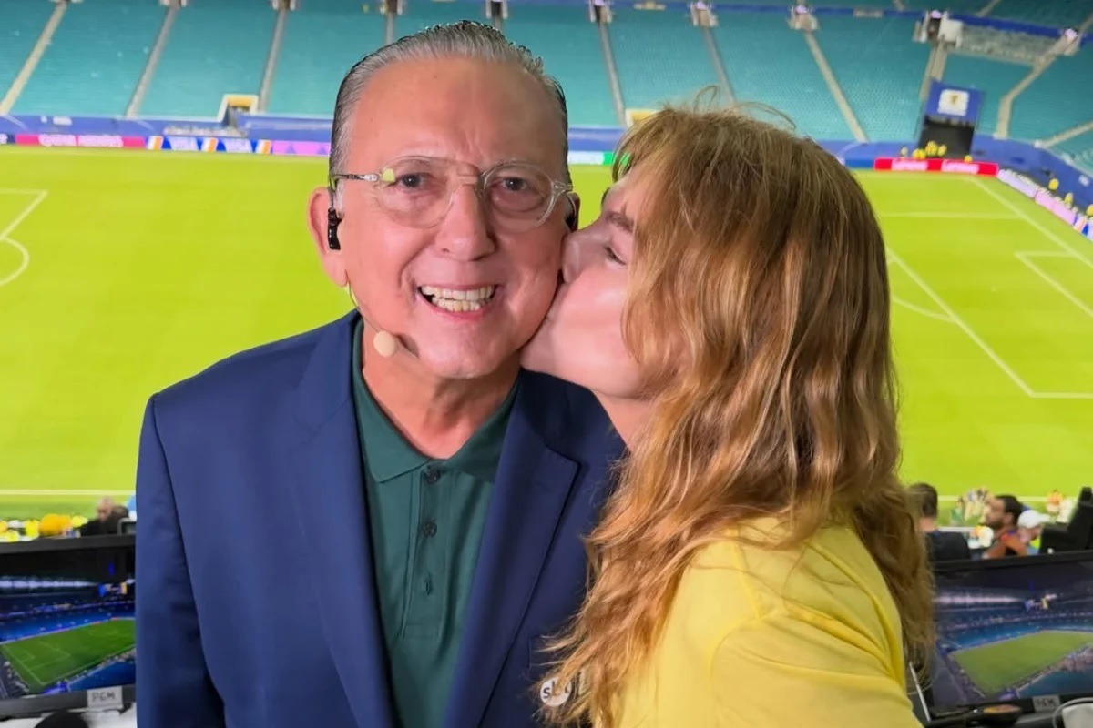 Esposa celebra marca histórica alcançada por Galvão Bueno: “O melhor”