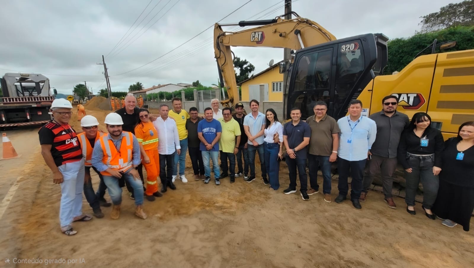 Rogério Marinho e Coronel Hélio visitam obras da Adutora do Agreste, viabilizada pelo senador